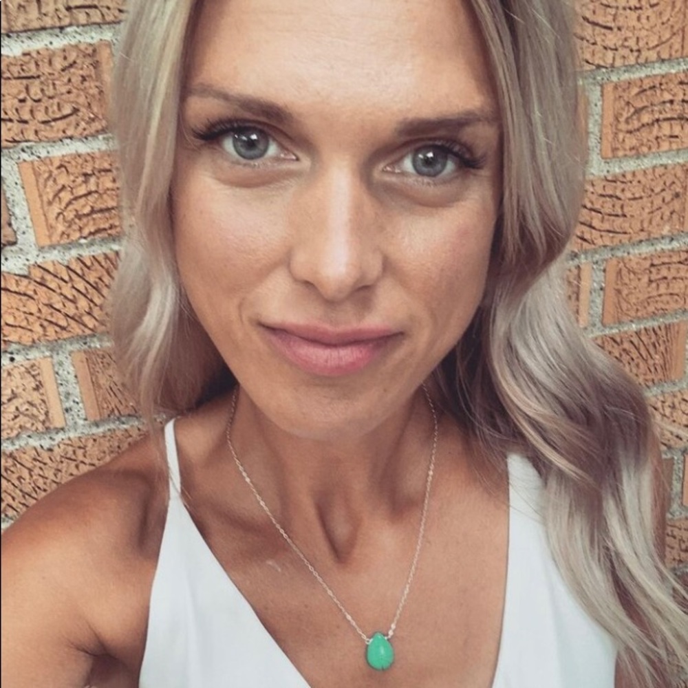 Turquoise Teardrop Necklace
